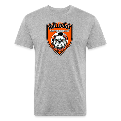Fitted Cotton/Poly T-Shirt by Next Level - heather gray