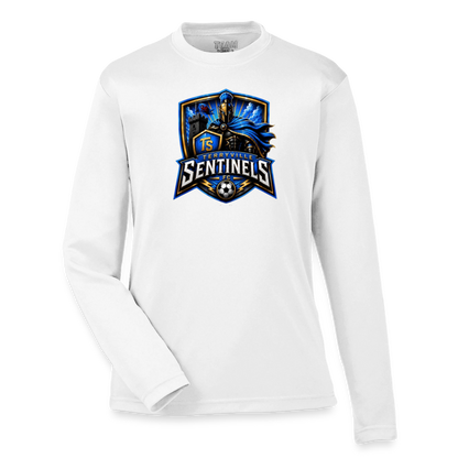 Youth Zone Performance Long-Sleeve T-Shirt - white