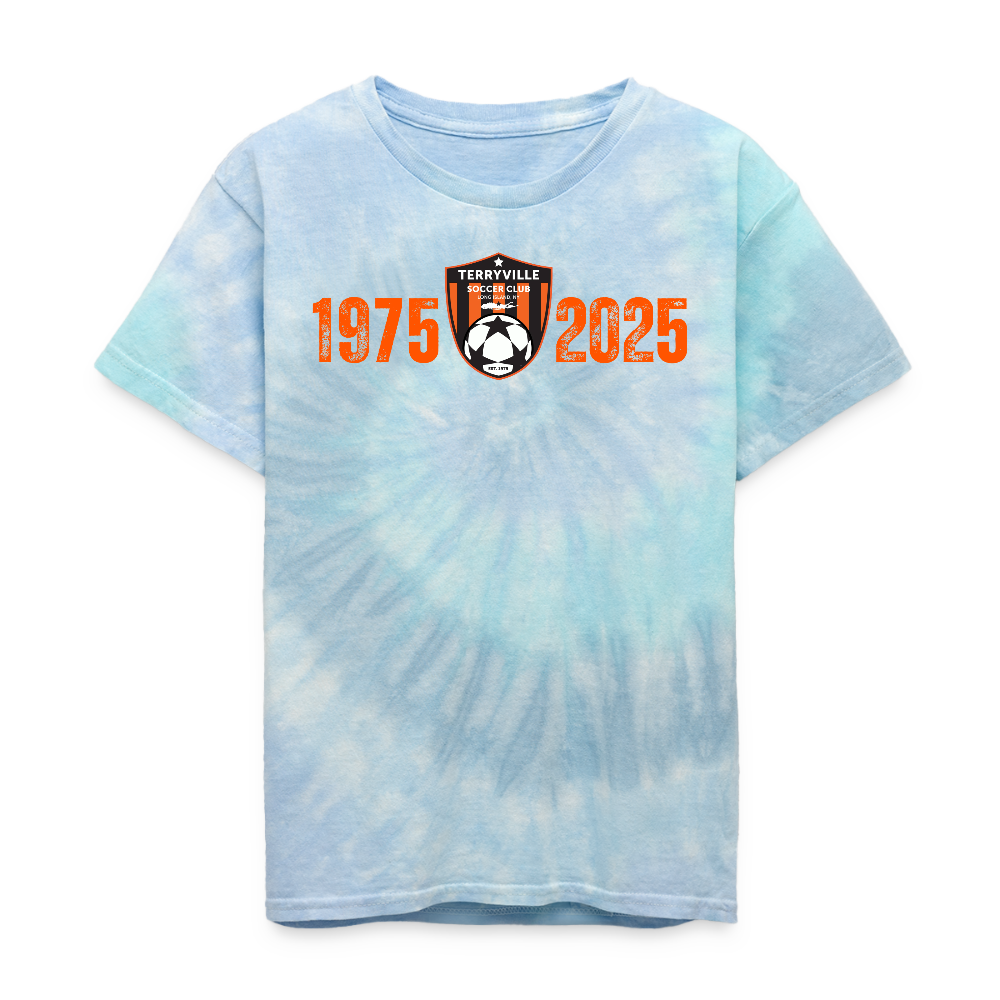 Kid's Tie Dye T-Shirt - blue lagoon