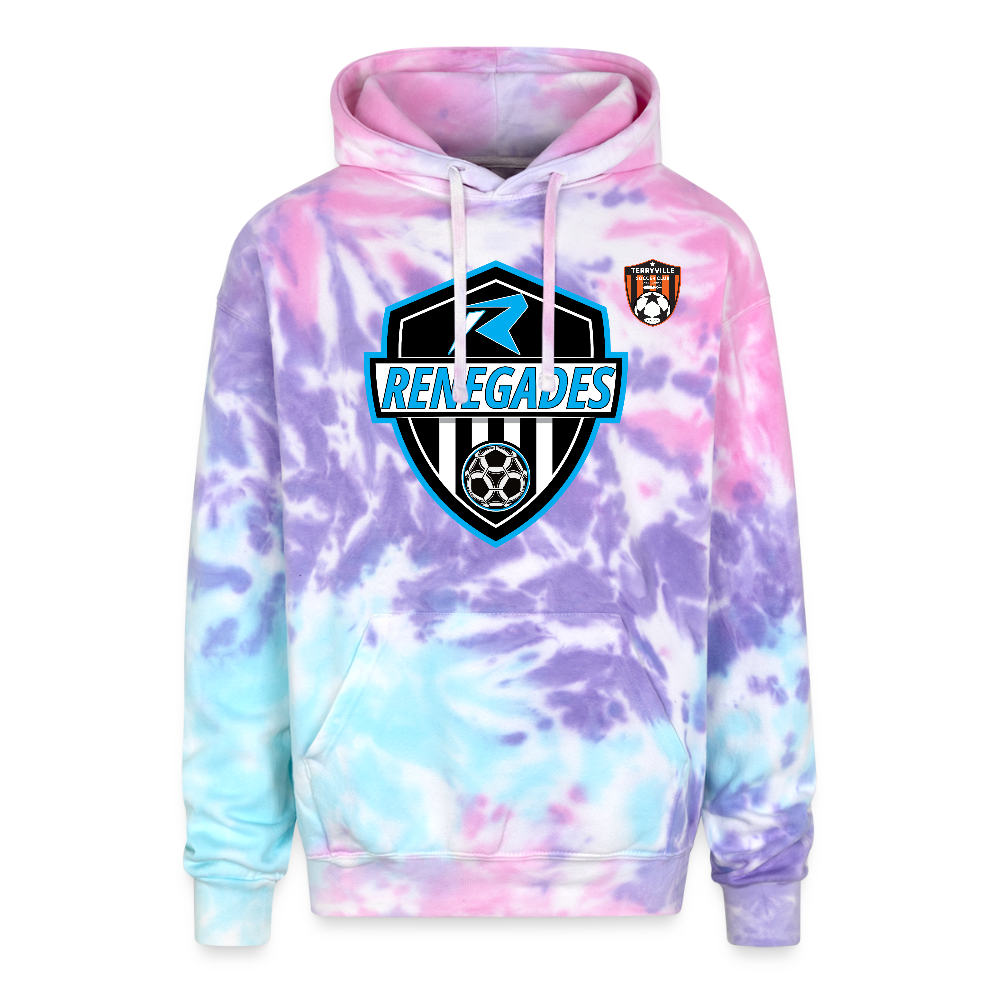 Adult Tie Dye Hoodie - cotton candy