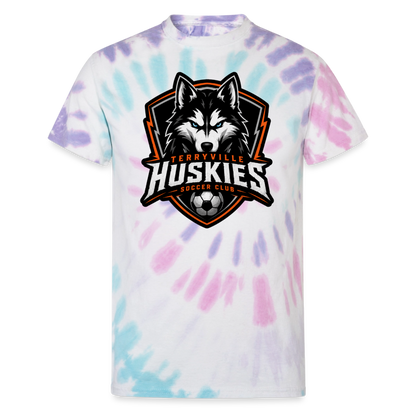 Unisex Tie Dye T-Shirt - Pastel Spiral