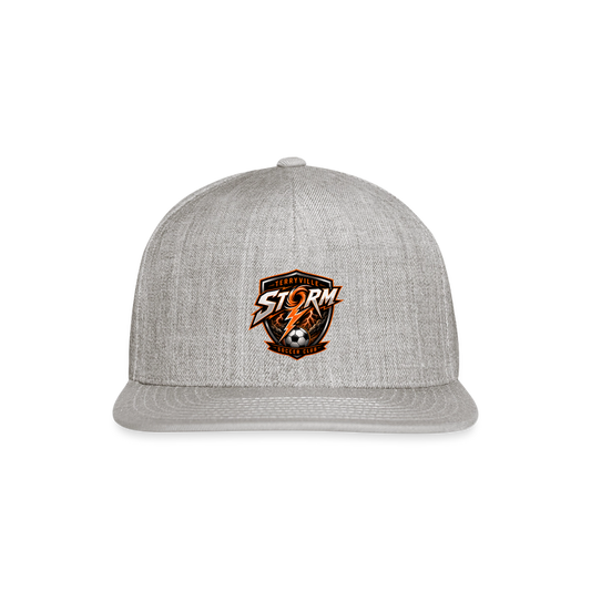 Snapback Baseball Cap - heather gray