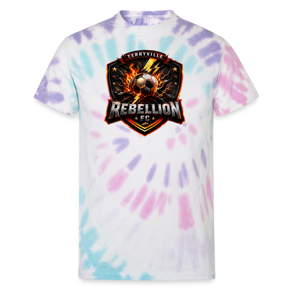 Unisex Tie Dye T-Shirt - Pastel Spiral
