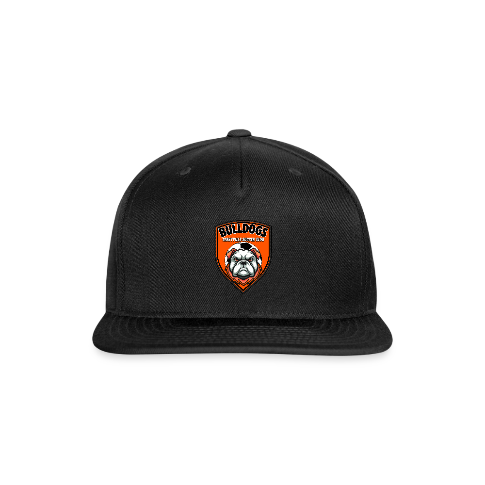 Snapback Baseball Cap - black