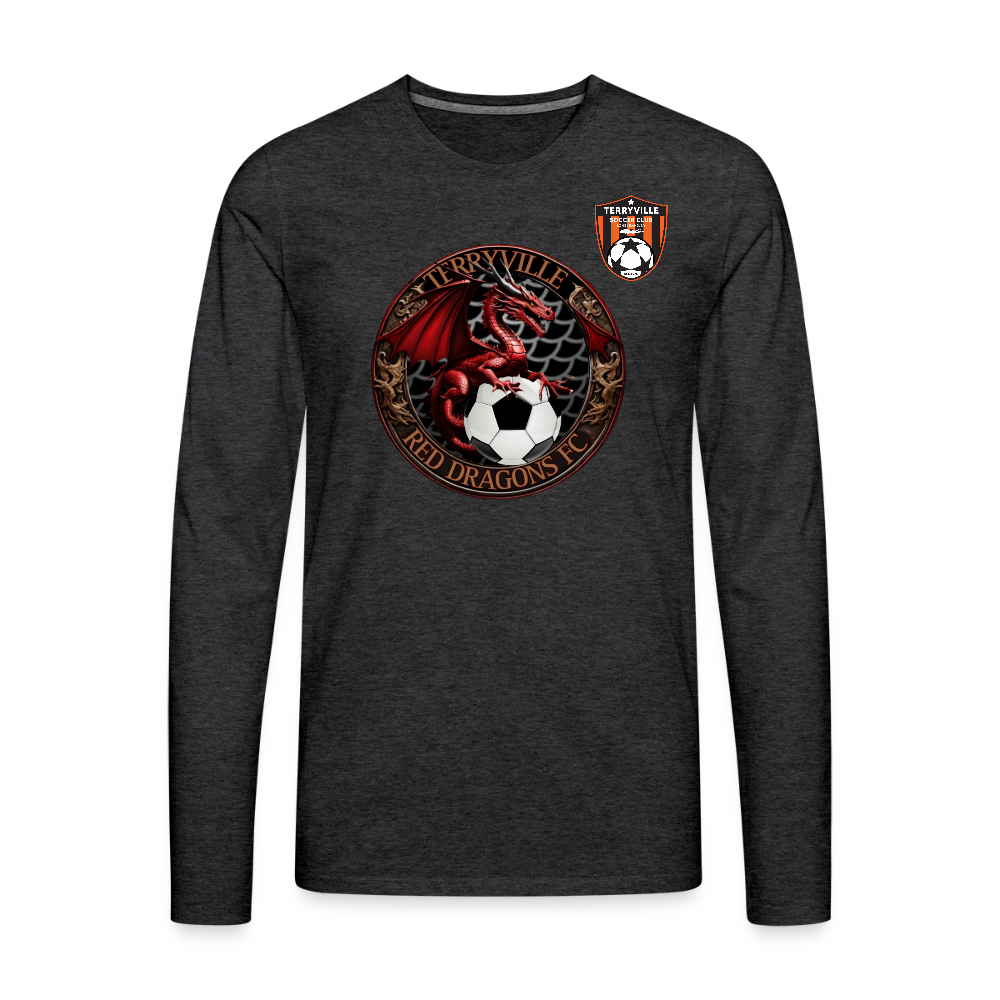 Men's Premium Long Sleeve T-Shirt - charcoal grey