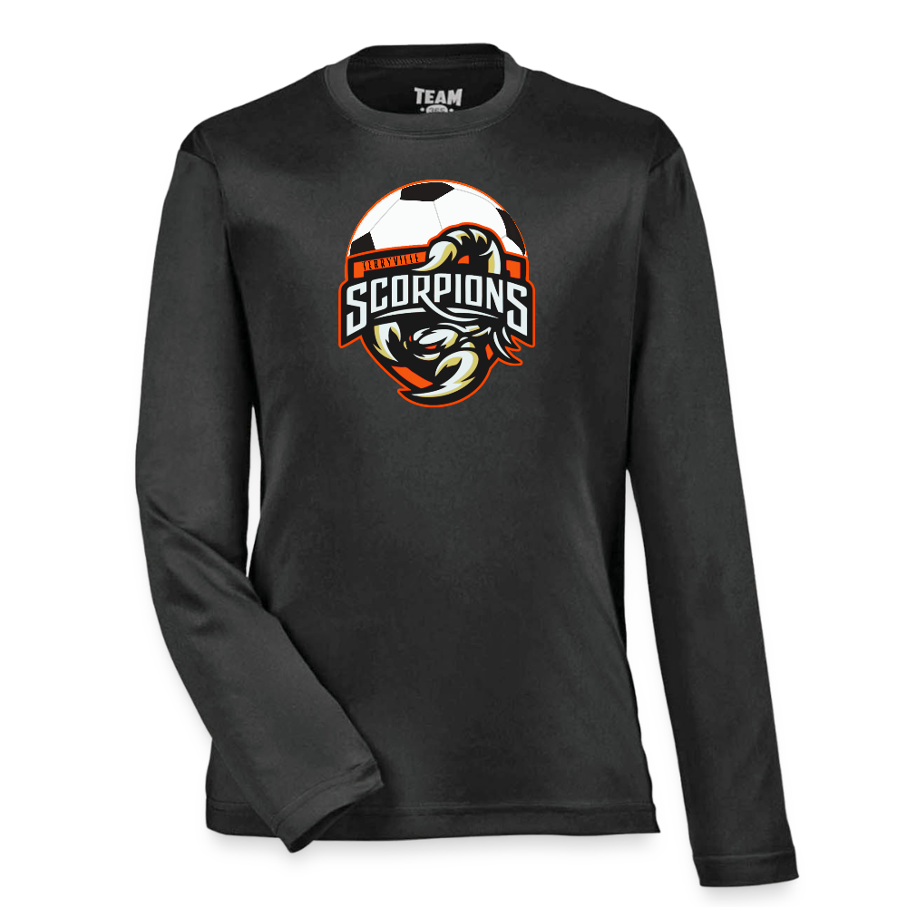 Youth Zone Performance Long-Sleeve T-Shirt - black