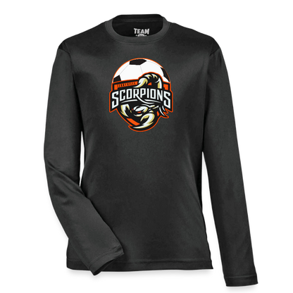 Youth Zone Performance Long-Sleeve T-Shirt - black