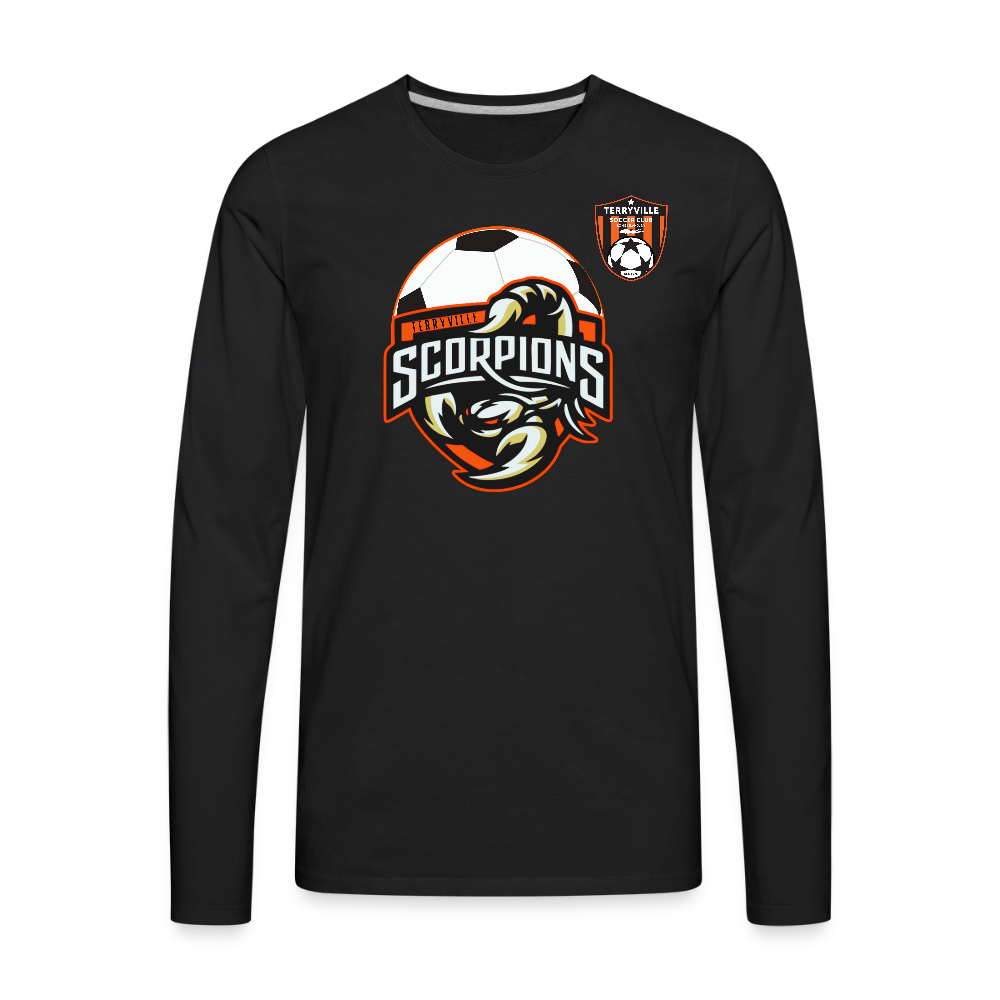 Men's Premium Long Sleeve T-Shirt - black