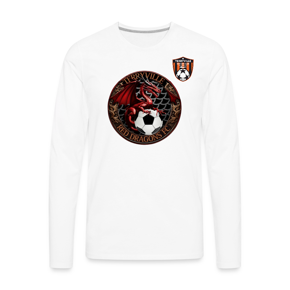 Men's Premium Long Sleeve T-Shirt - white