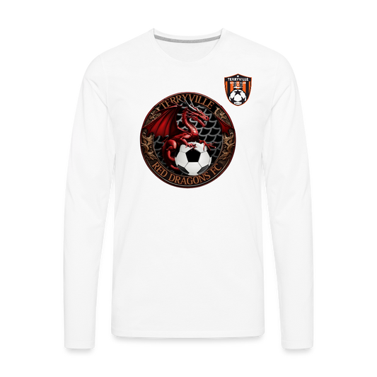 Men's Premium Long Sleeve T-Shirt - white