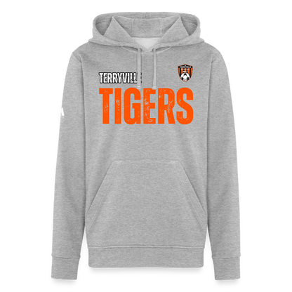 Adidas Unisex Fleece Hoodie - heather gray