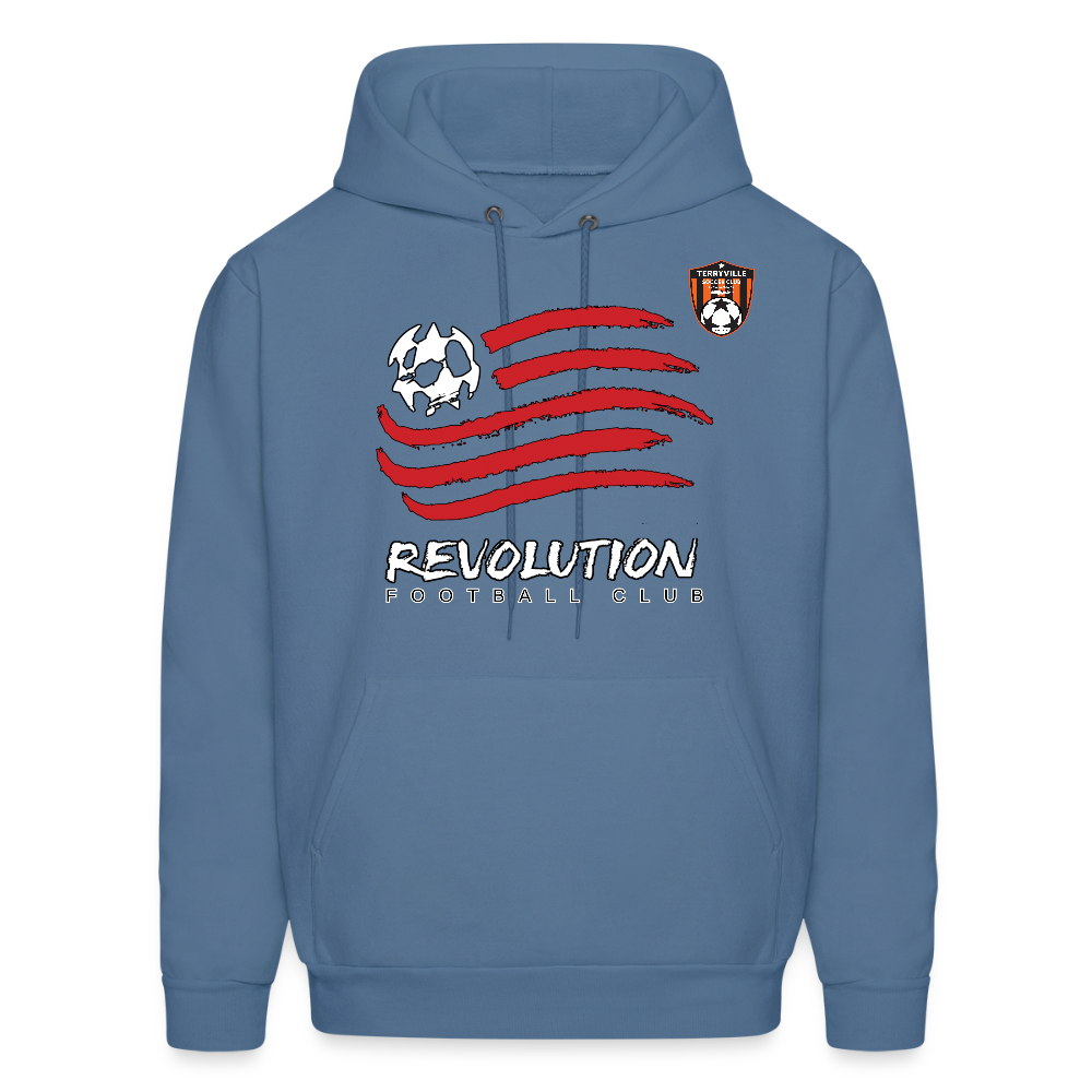 Hoodie - denim blue