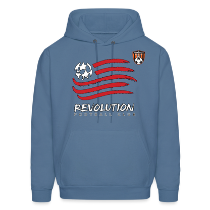 Hoodie - denim blue