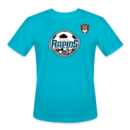 Men’s Moisture Wicking Performance T-Shirt - turquoise