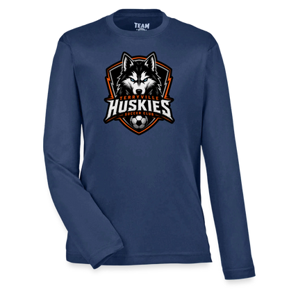 Youth Zone Performance Long-Sleeve T-Shirt - dark navy