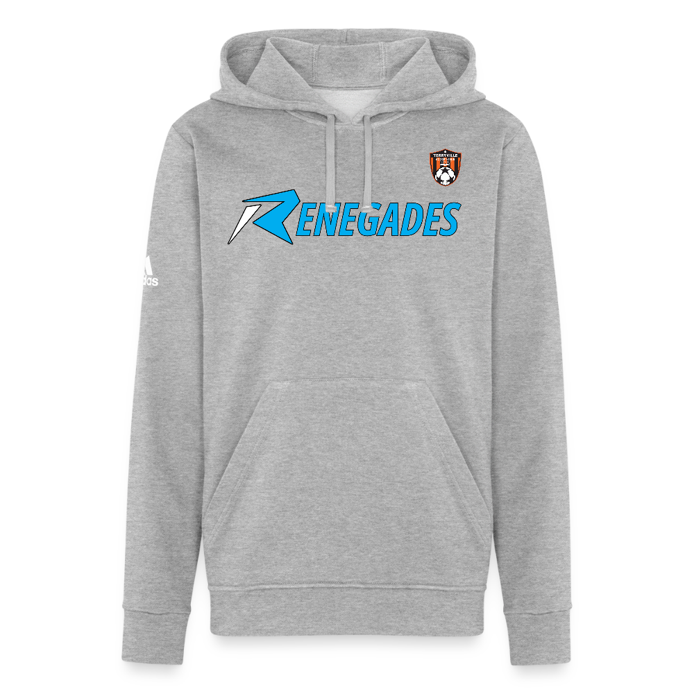 Adidas Unisex Fleece Hoodie - heather gray