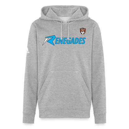 Adidas Unisex Fleece Hoodie - heather gray