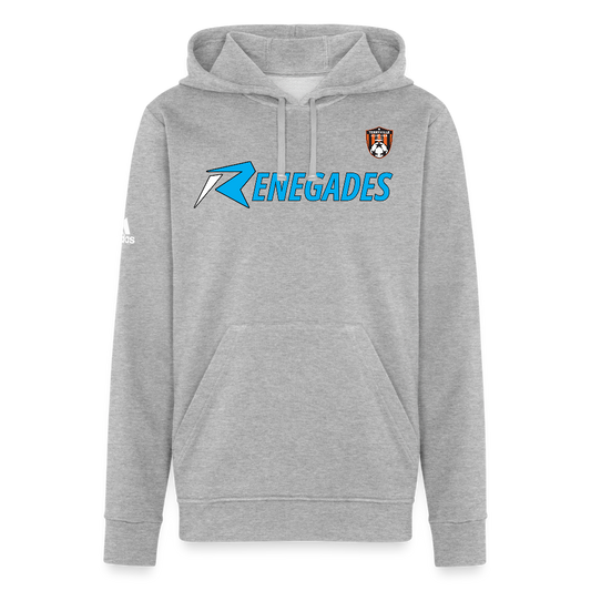 Adidas Unisex Fleece Hoodie - heather gray