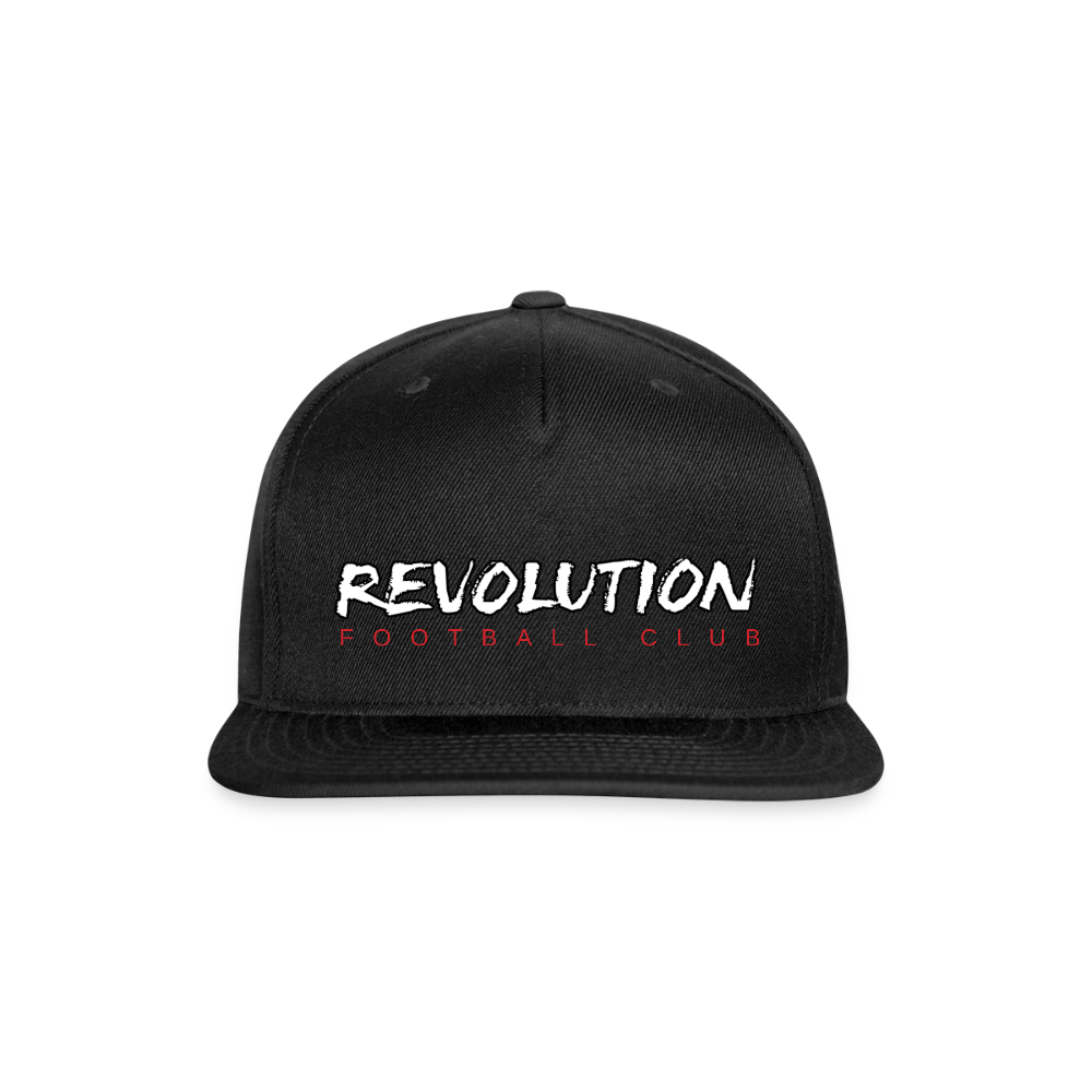 Snapback Baseball Cap - black