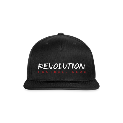 Snapback Baseball Cap - black