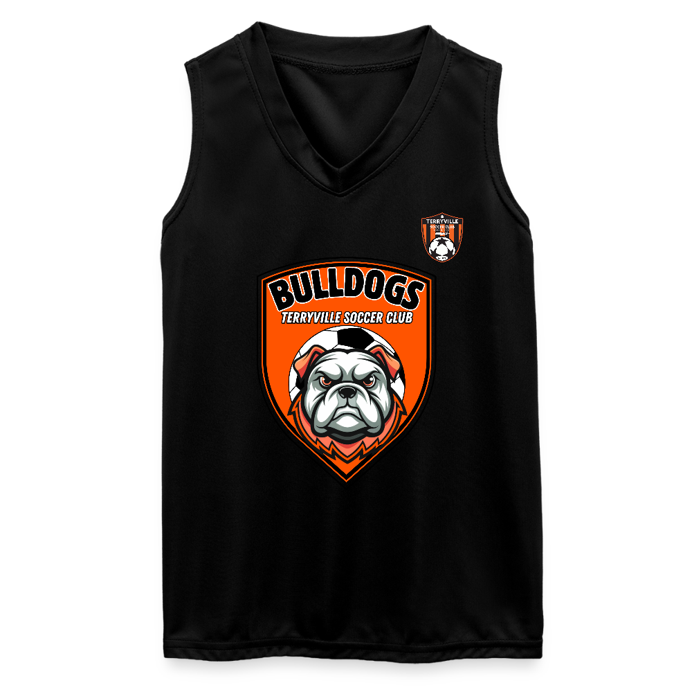Augusta Girls Sleeveless Wicking Attain Jersey - black