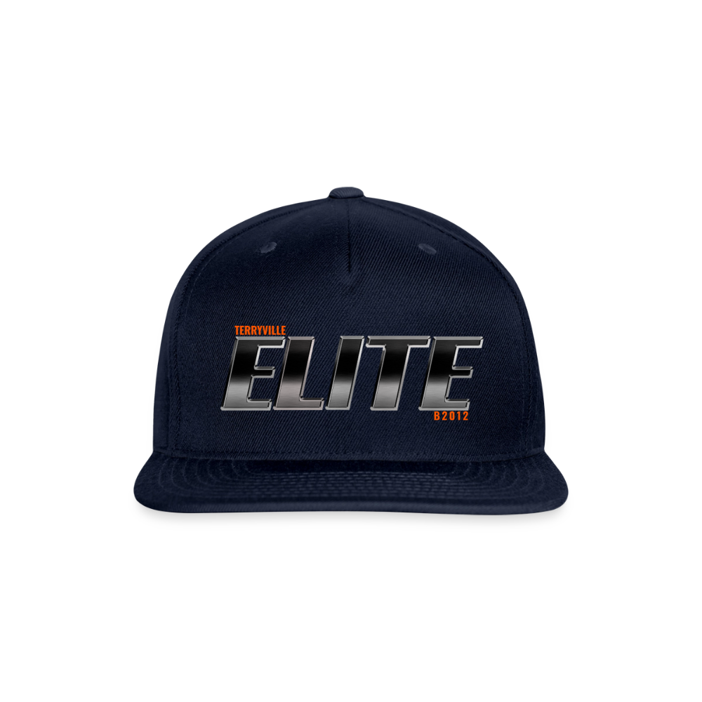 Snapback Baseball Cap - navy