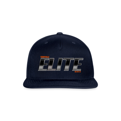 Snapback Baseball Cap - navy