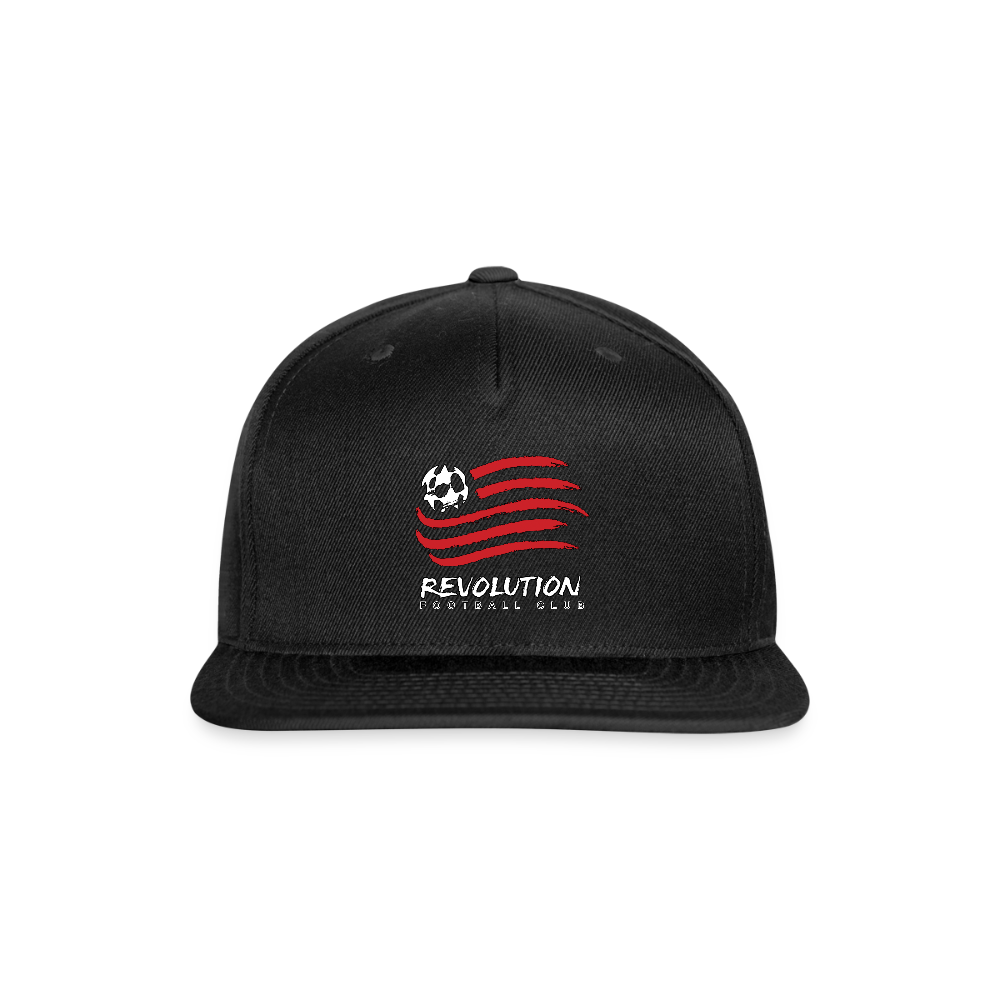 Snapback Baseball Cap - black