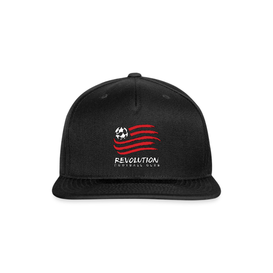 Snapback Baseball Cap - black