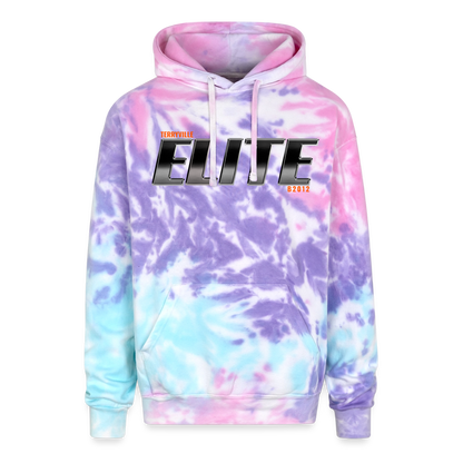 Adult Tie Dye Hoodie - cotton candy