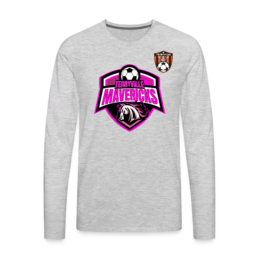 Men's Premium Long Sleeve T-Shirt - heather gray