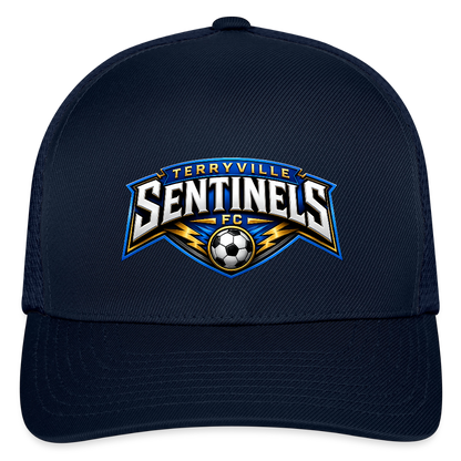 Flexfit Fitted Baseball Cap - navy