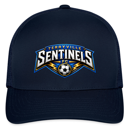 Flexfit Fitted Baseball Cap - navy