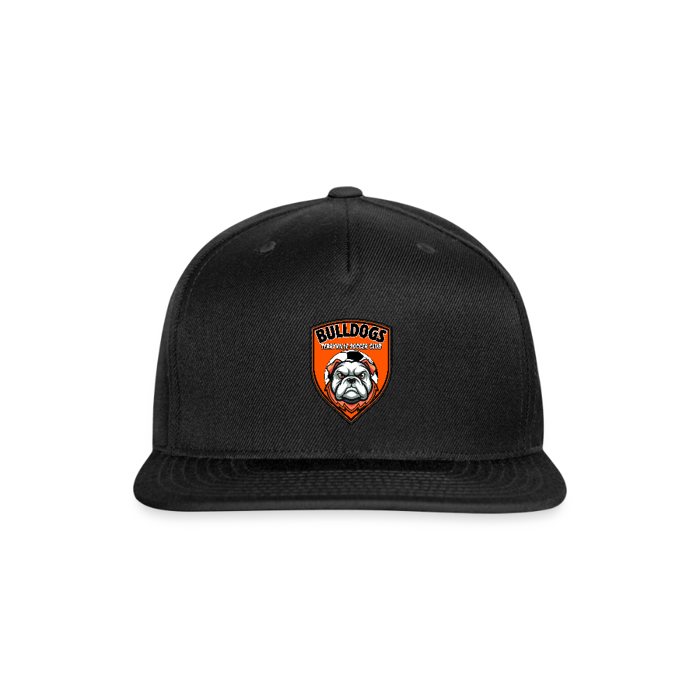 Snapback Baseball Cap - black