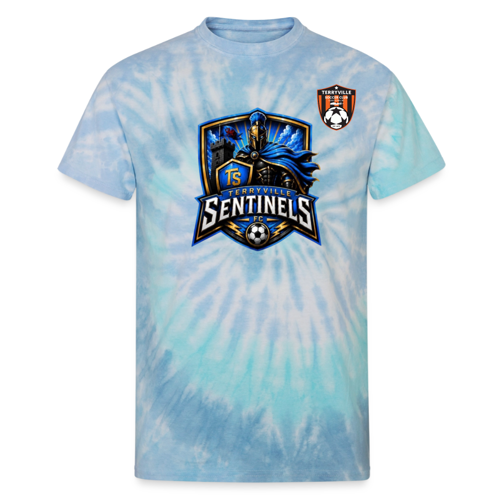 Unisex Tie Dye T-Shirt - blue lagoon