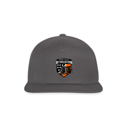 Snapback Baseball Cap - dark grey