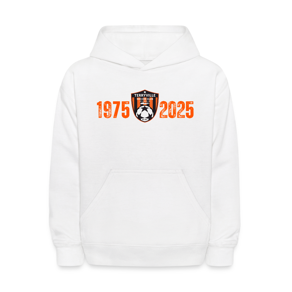 50th Anniversary Kids Hoodie - white