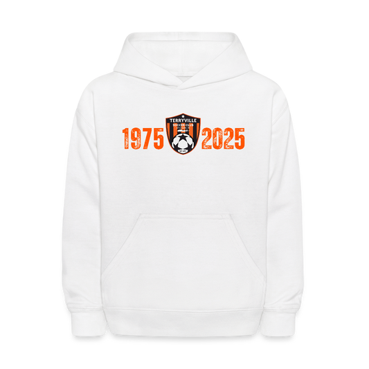 50th Anniversary Kids Hoodie - white