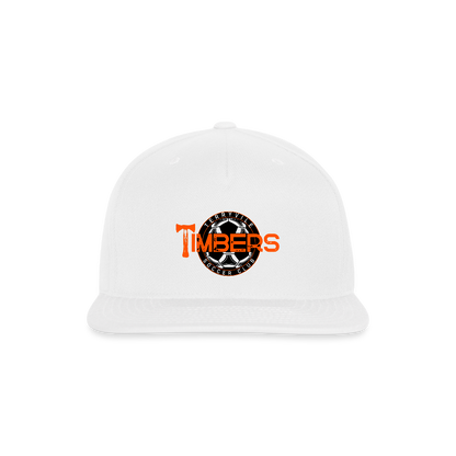 Snapback Baseball Cap - white