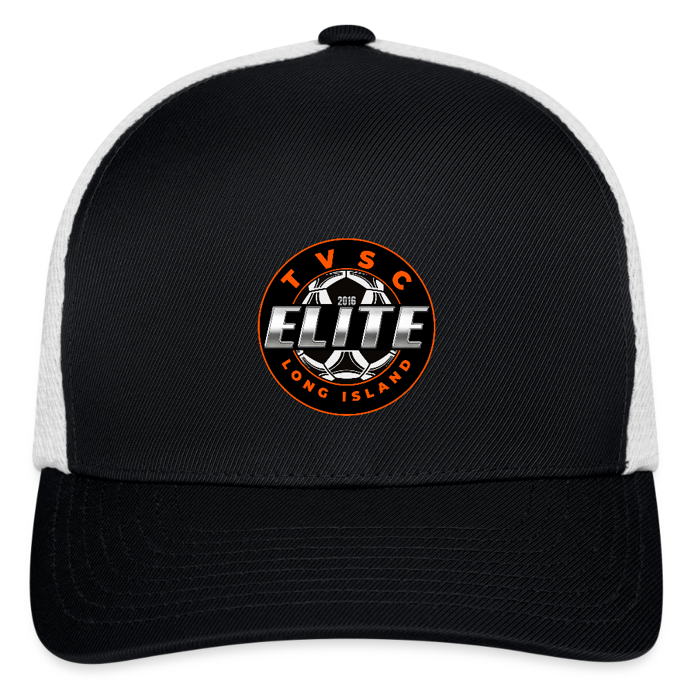 Flexfit Fitted Baseball Cap - black/white