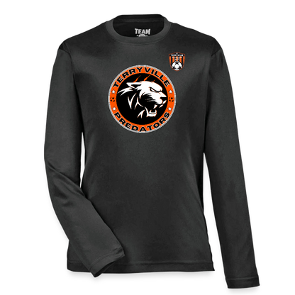 Youth Zone Performance Long-Sleeve T-Shirt - black