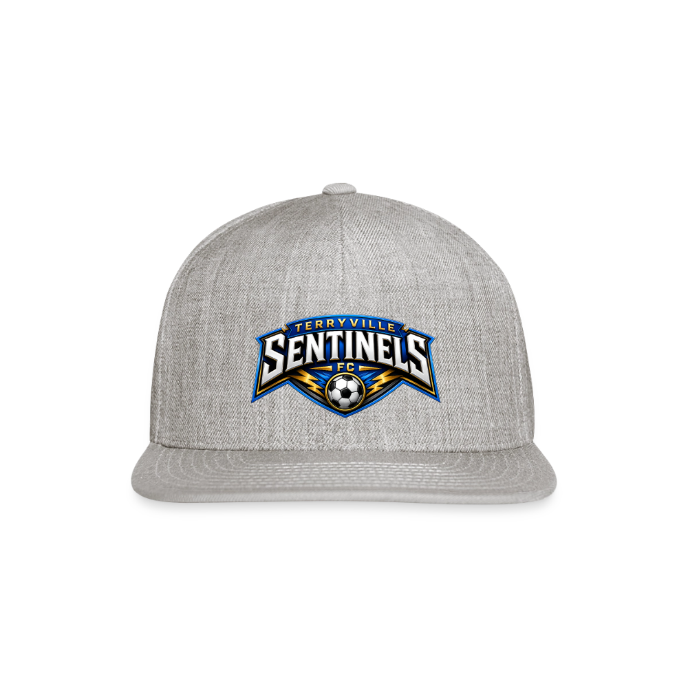 Snapback Baseball Cap - heather gray