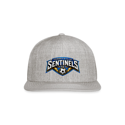 Snapback Baseball Cap - heather gray