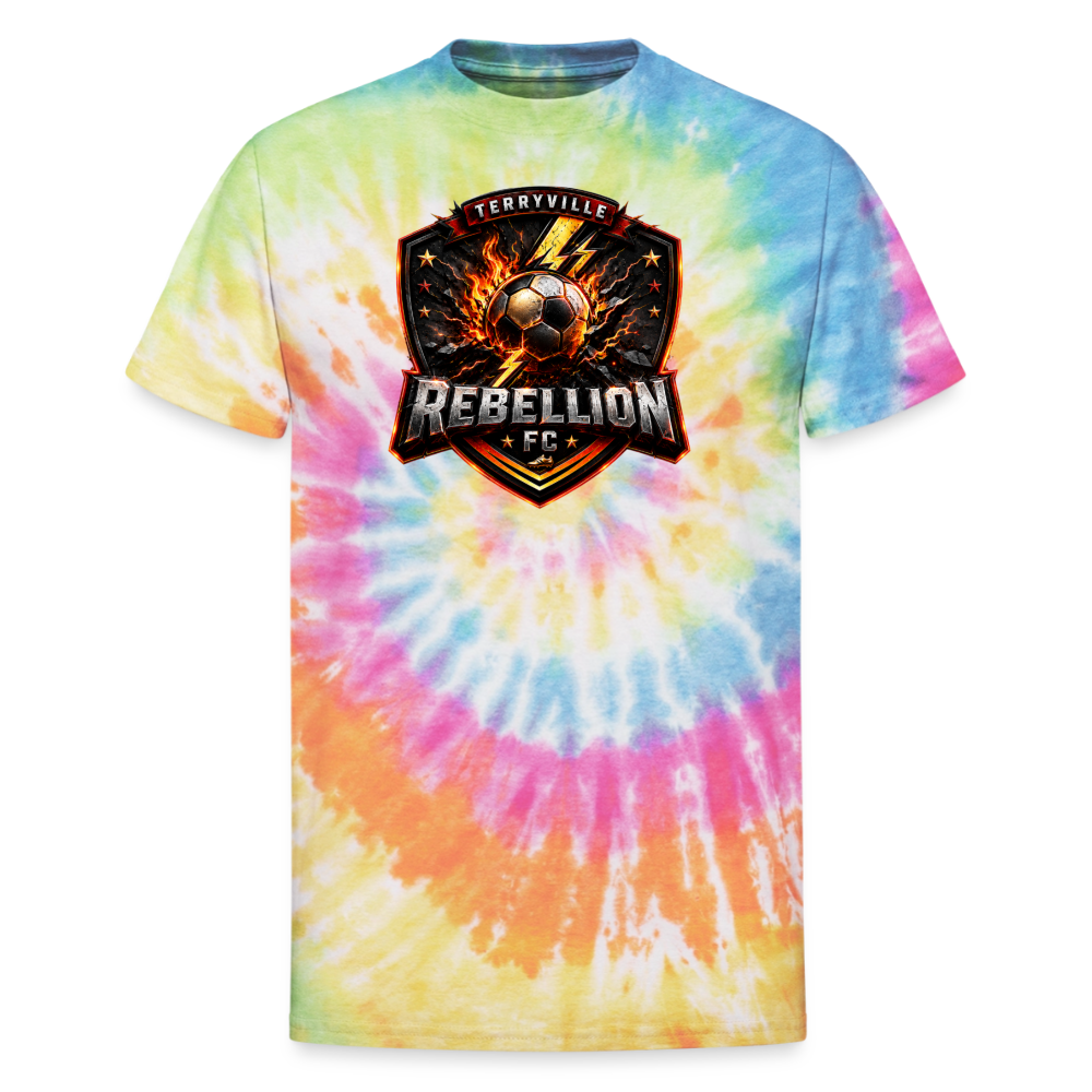 Unisex Tie Dye T-Shirt - rainbow