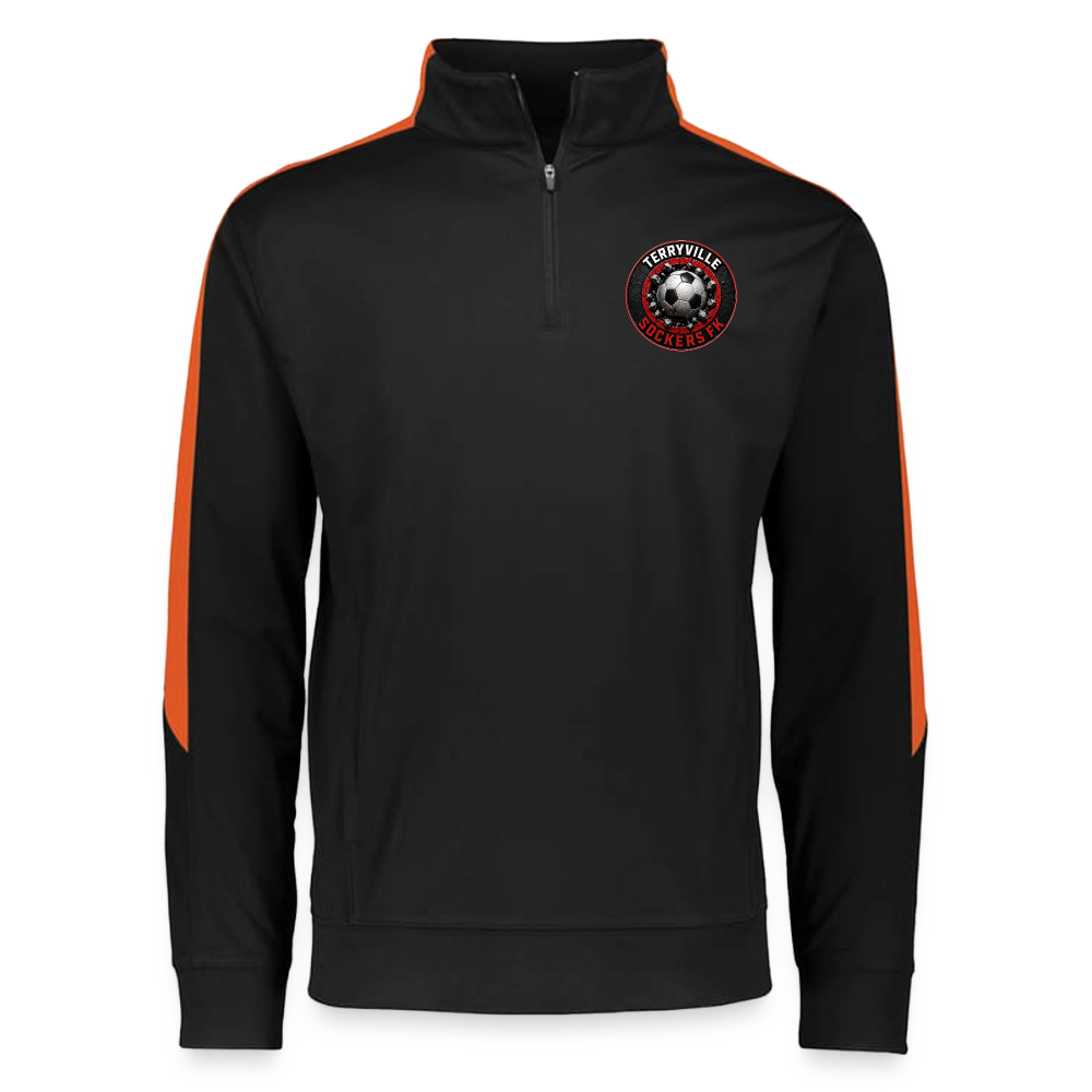 Augusta Sportswear Adult Medalist 2.0 Pullover - black/orange