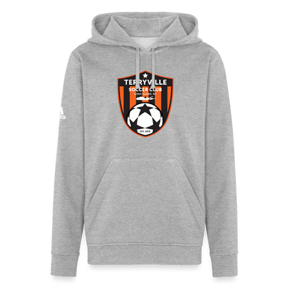 Adidas Unisex Fleece Hoodie - heather gray