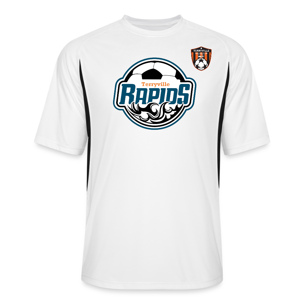 Men’s Cooling Performance Color Blocked Jersey - white/black