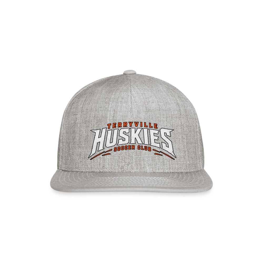 Snapback Baseball Cap - heather gray