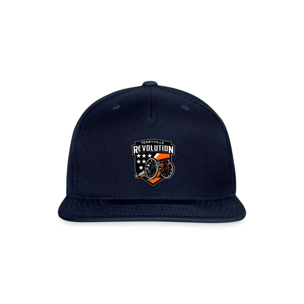 Snapback Baseball Cap - navy