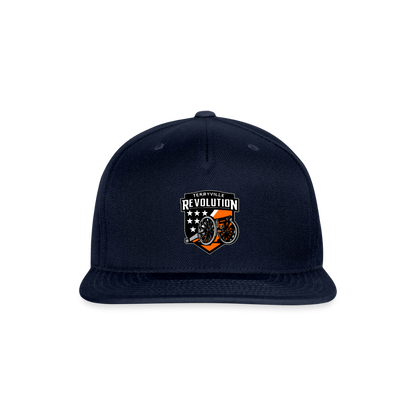 Snapback Baseball Cap - navy